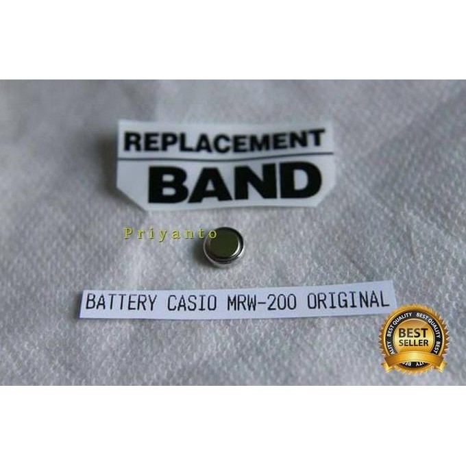 New  BATTERY BATERAI BATREI JAM TANGAN CASIO MRW-200 ORIGINAL