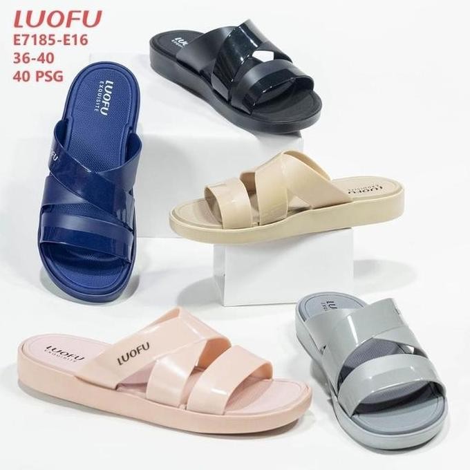 Luofu E 7185/A2-A04SL/E16/E16WB SANDAL SELOP WANITA