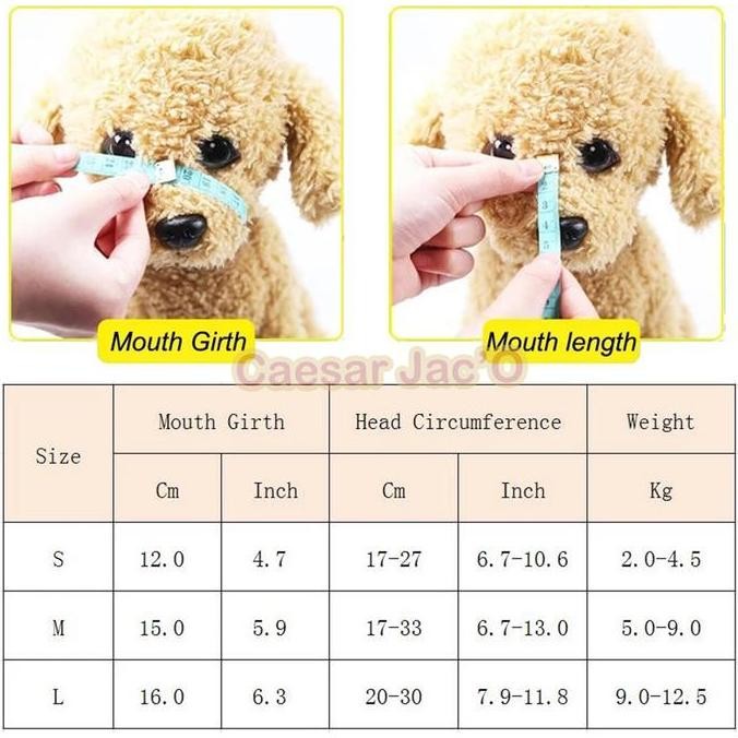 ready Penutup Mulut Anjing Kucing Hewan Silikon / Pet Muzzle Dog Cat Duck