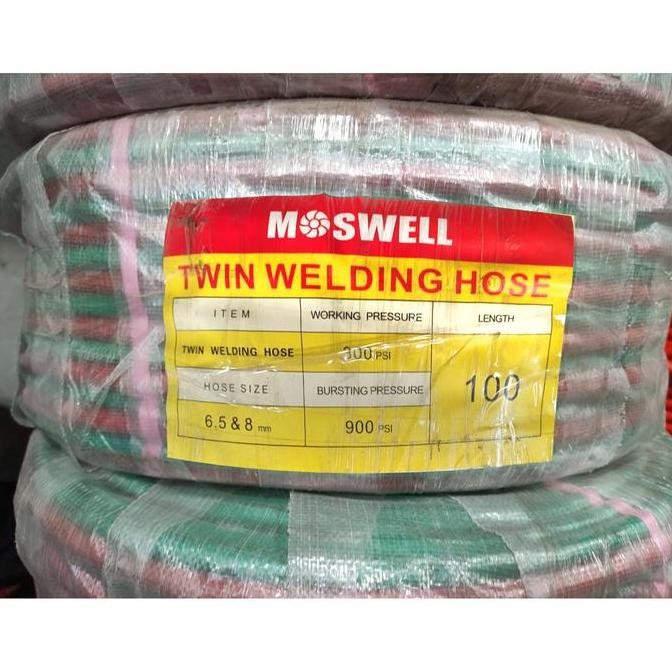 TERBARU - selang double OXY + ACY MOSWELL PER 15 METER