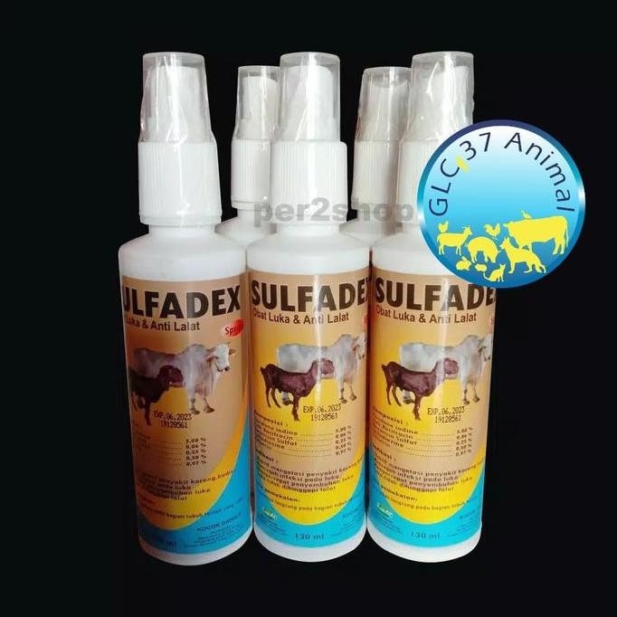 ready SULFADEX SPRAY OBAT LUKA DAN ANTI LALAT PADA KAMBING SAPI
