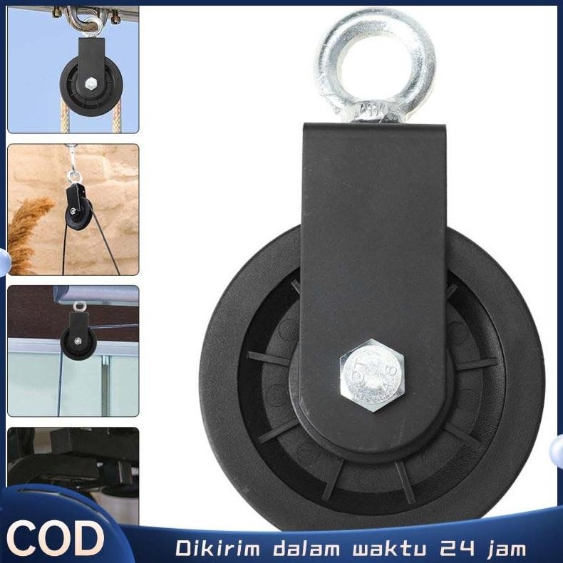 88mm Roda Katrol Bearing  Single Katrol Pulley Cable Home Gym Bearing Katrol Nugi