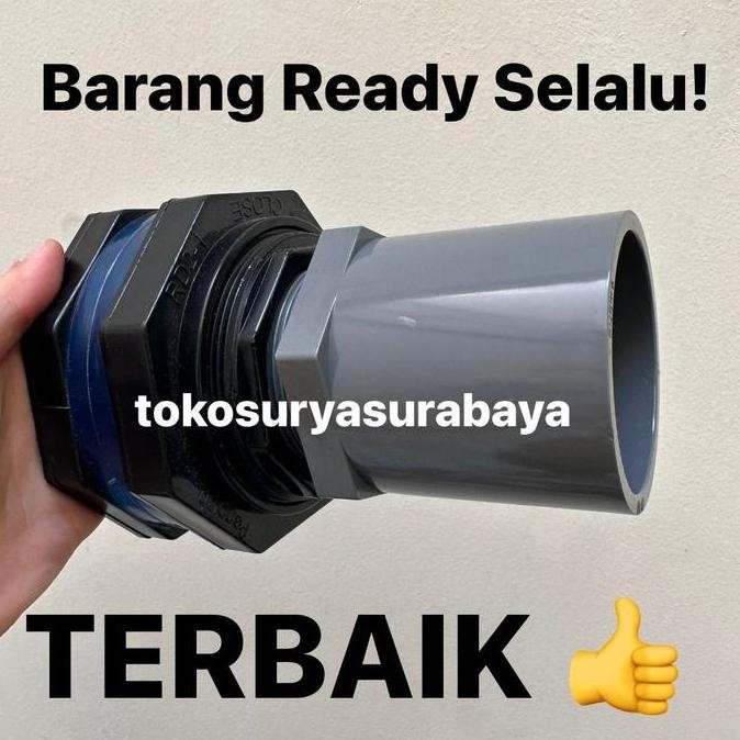 Mur Toren 2 Inch Mur Tangki 2" Mur Tandon 2 dim Bulkhead 2"/ Vault Ring 2" / Mur Toren / Mur Tandon 