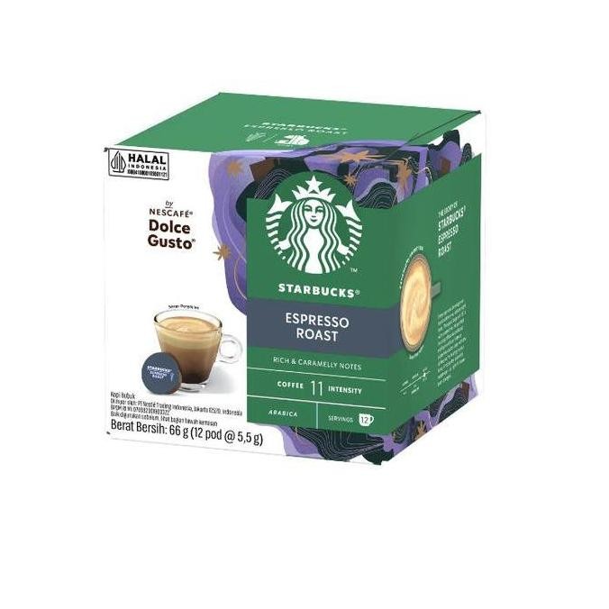 

(PROMO) NESCAFE DOLCE GUSTO NDG STARBUCKS ESPRESSO ROAST COFFEE CAPSULE