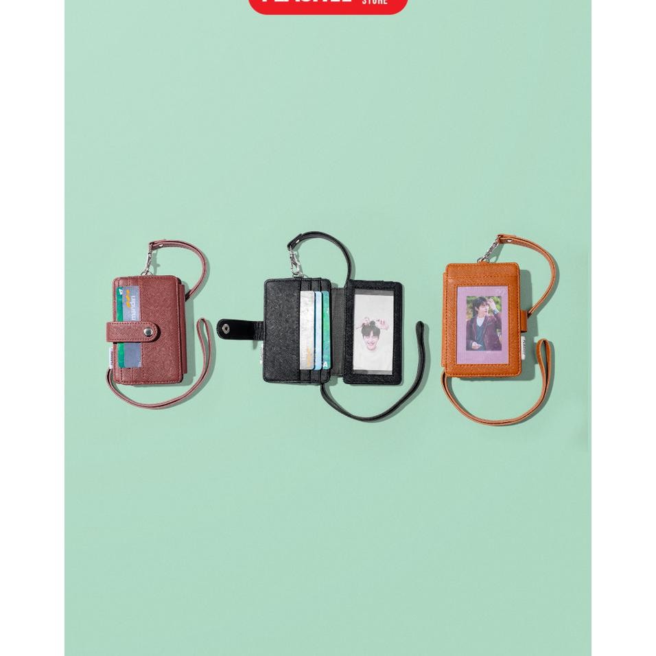 

Flashee Id Card Layton Kancing Samping Nametag Gantung Dompet Kartu Lanyard Name Tag Id Card Pria Wanita