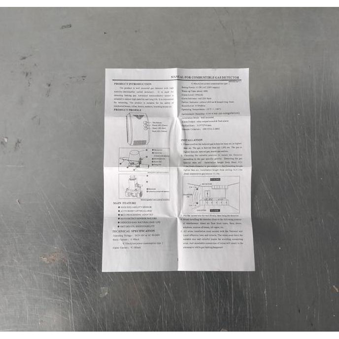 Detector Kebocoran Gas/Lpg