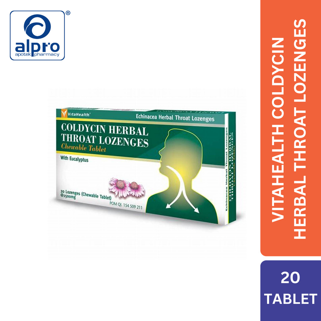Vitahealth Coldycin Herbal Throat Lozenges 20S