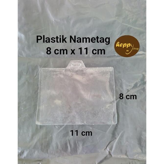 

.........] Plastik Nametag 8 cm x 11 cm ID Card Name Tag