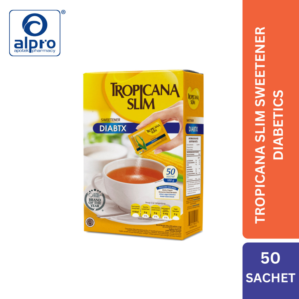 

Tropicana Slim Sweetener Diabetics 50S