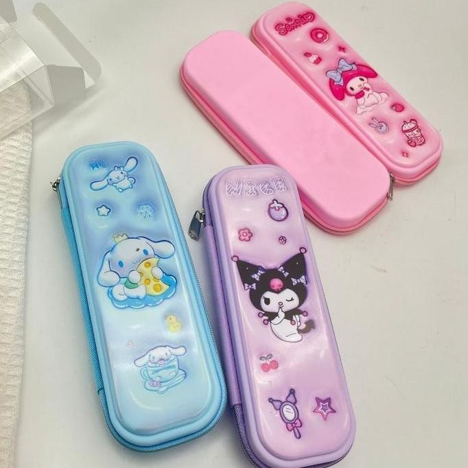

Baru Kotak Pensil Anak 3D Timbul Karakter Lucu Anti Air Mika Waterproof Tempat Alat Tulis Sekolah