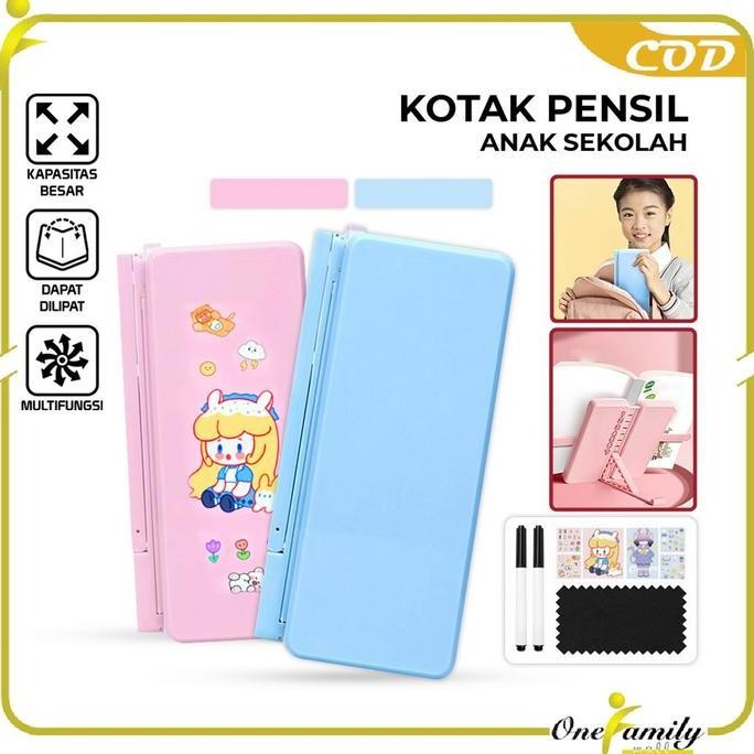 

Baru Ofm A73 Tempat Pensil 2In1 Multifungsi - Tatakan Buku + Papan Tulis Stationery Anak