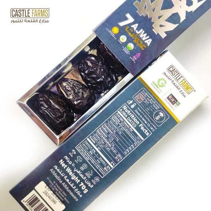 

CASTLE FARMS PAKET OLEH-OLEH UMROH DAN HAJI KURMA AJWA ORGANIK 7 BUTIR