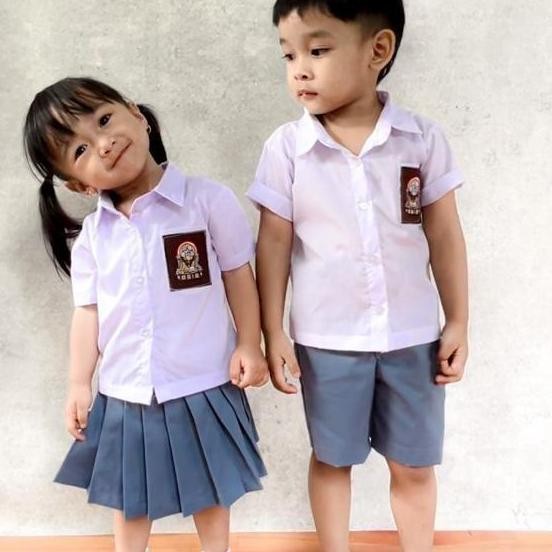 Terbaru.. Baju Seragam Sd Sma Bayi Batita Balita Anak Laki-Laki Perempuan Kecil