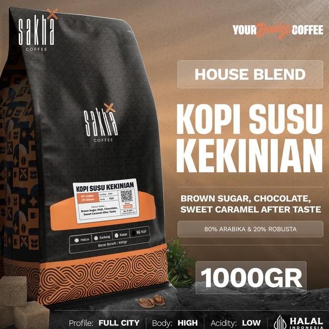 

baru kopi susu blend kekinian 1kg - biji kopi espresso roasted bean bubuk coffee premium