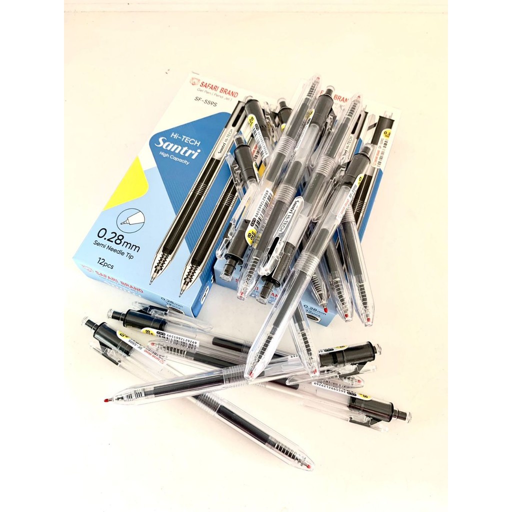 

(1pack) Pulpen/Gel Pen Hi-Tech-H Hi-Tech Hitech Hi-Tec Hitec Murah Safari eds-on 0.28 mm