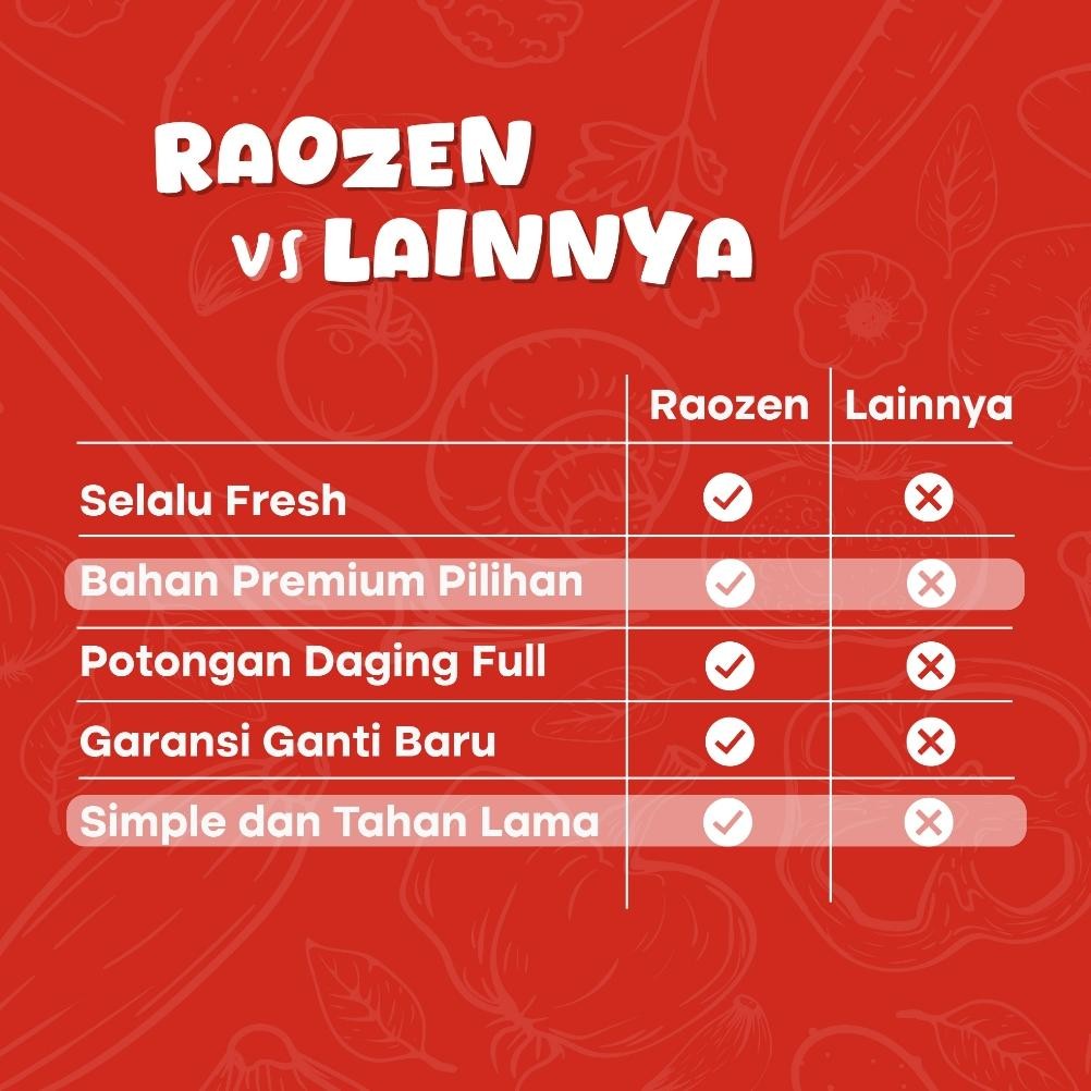 

Raozen Rendang Melayu Full- Rendang Sapi Asli Minang Padang Menggunakan Daging Has Premium - 180gr