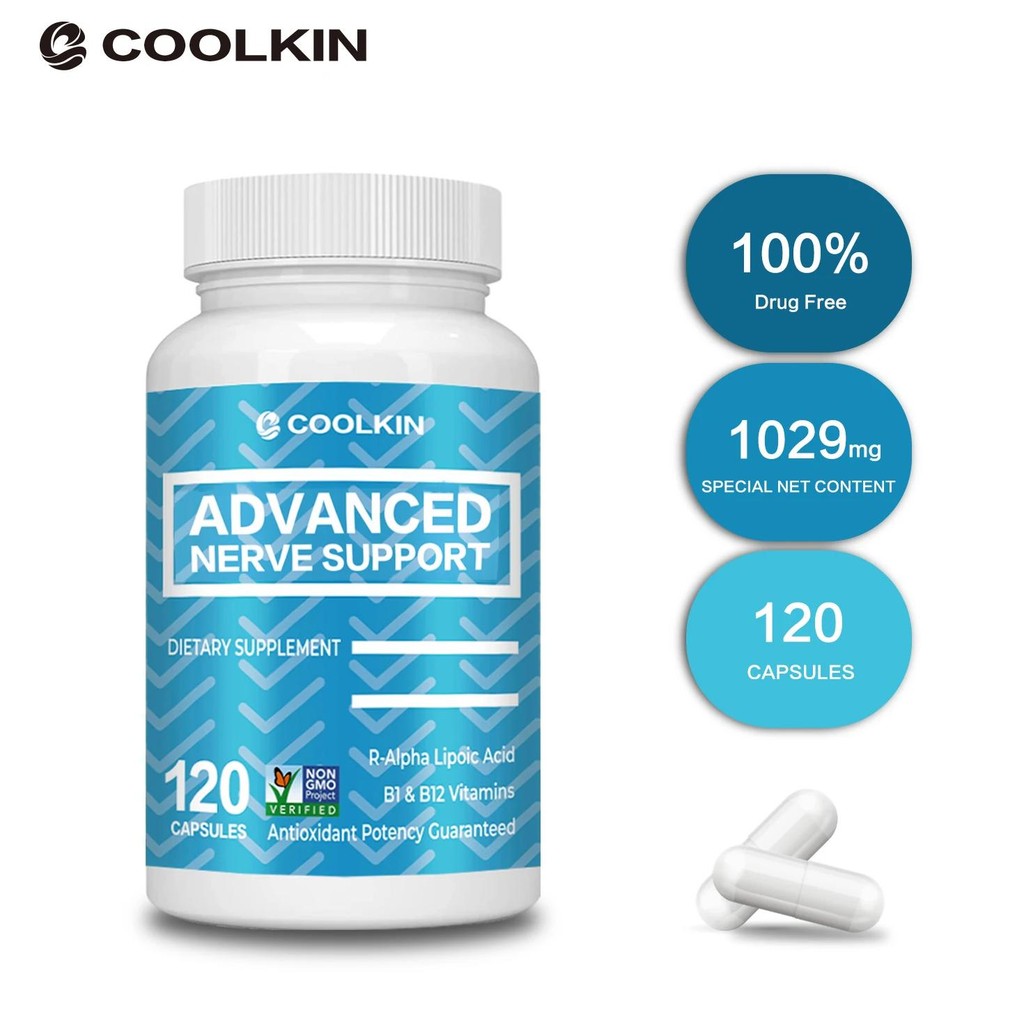 Advanced Nerve Support - With R-Alpha Lipoic Acid - Nerve Soothing, Neuron Repair, Antioxidant