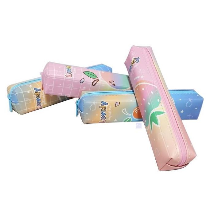 

Baru Tempat Pensil Fancy Premium Bahan Tebal / Pencil Case Ritsleting Unik
