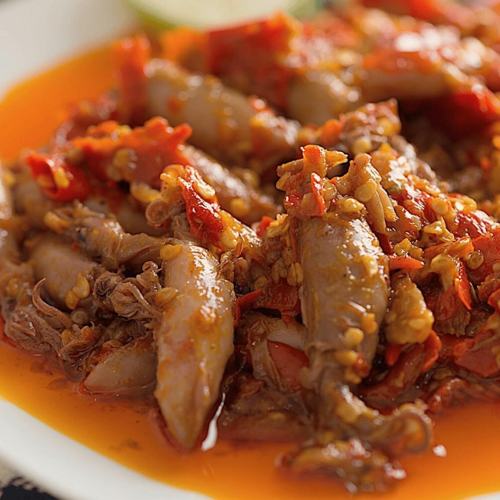 

Restu Mande Cumi Asin Lado Merah Masakan Padang Kemasan Vakum 250gram