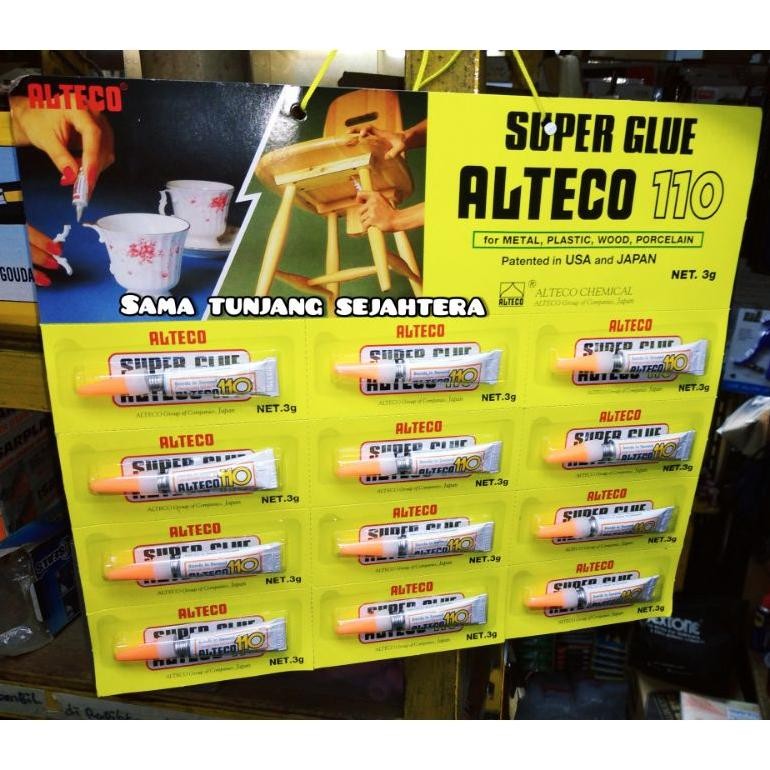 

LEM SUPER GLUE ALTECO 110-12 (3 GRAM) / 1 LUSIN