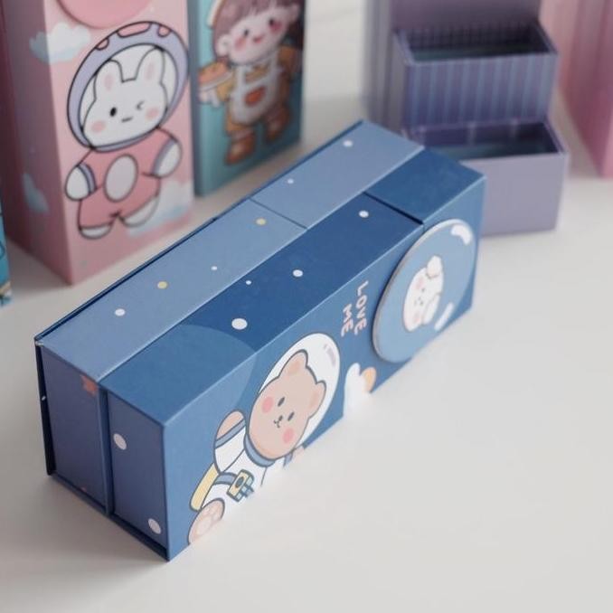 

Baru Kotak Pensil Karton Berdiri Bos | Tempat Pensil Sekolah Anak 2 Tingkat Unik