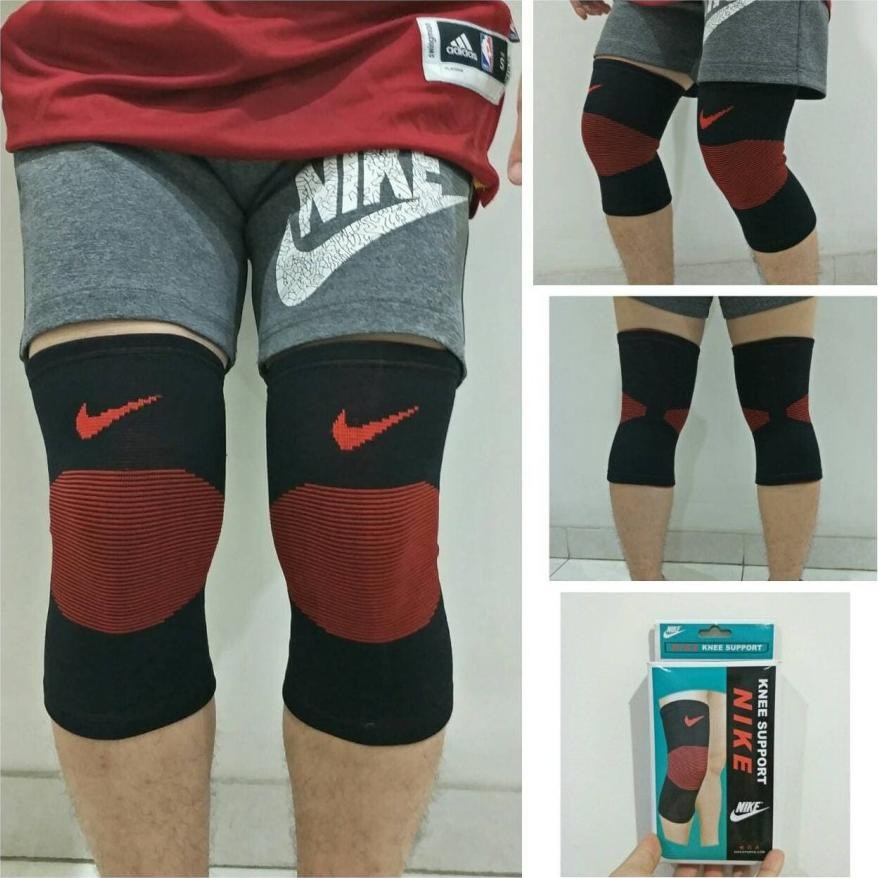 Promo Pelindung Lutut Nike isi sepasang - Knee Support Nike isi 2 - deker lutut Nike - Knee Sleeve N