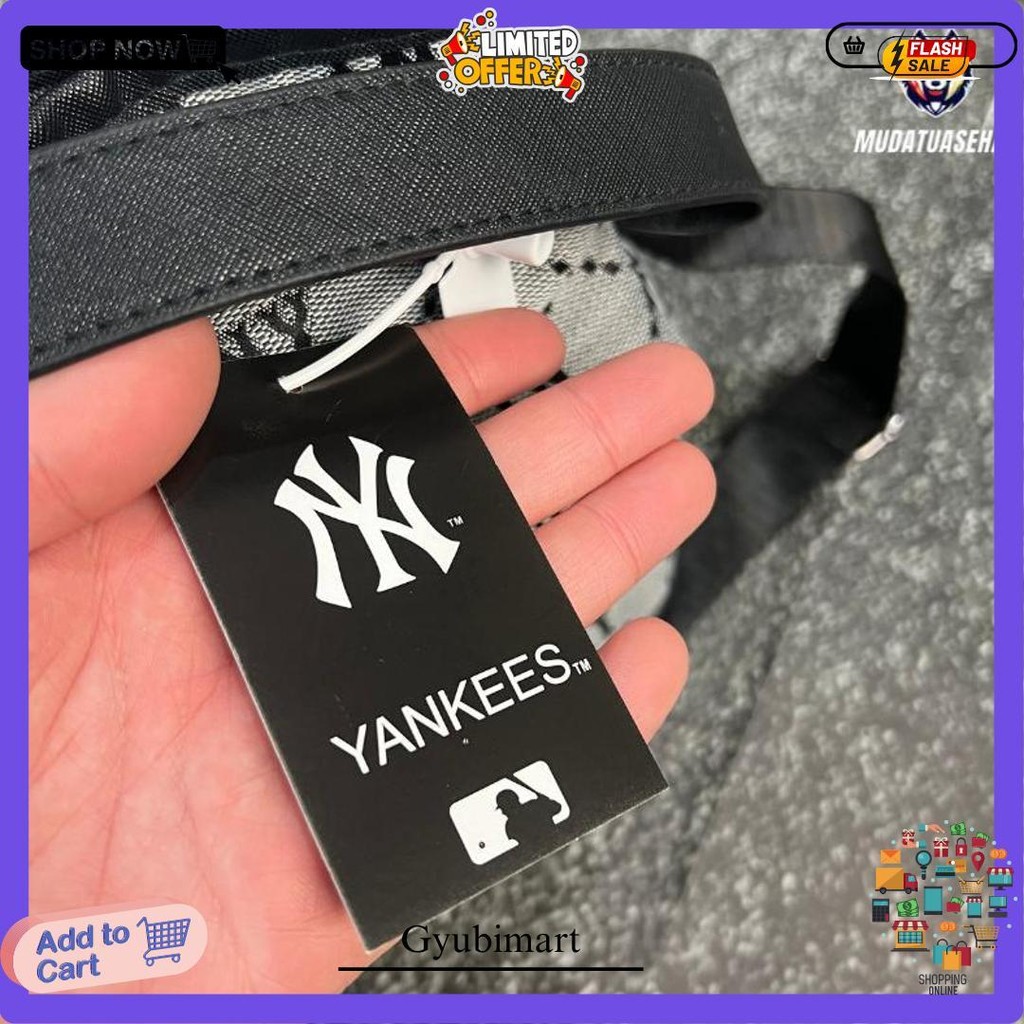 Mlb Ny Jacquard Monogram Bucket Bag Slingbag / Bucketbag / Tas Serut / Tas Wanita / Tas Korea / Tas 