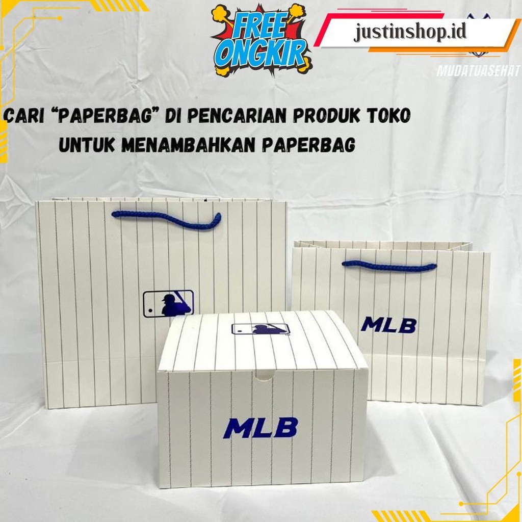 Mlb Ny Jacquard Monogram Bucket Bag Slingbag / Bucketbag / Tas Serut / Tas Wanita / Tas Korea / Tas 