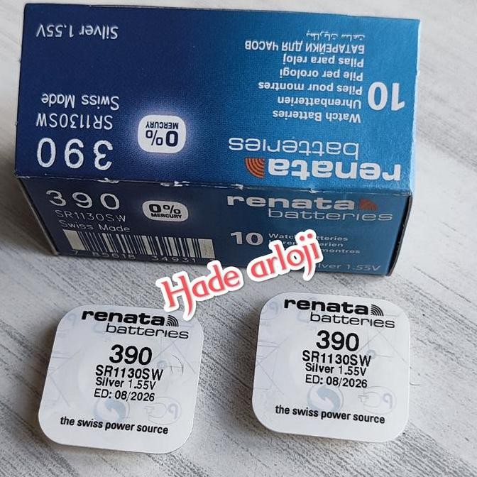SALE BATERAI JAM TANGAN RENATA 390 SR1130SW ORIGINAL SWATCH