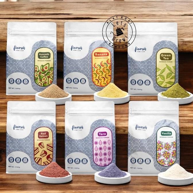 

baru bubuk minuman flavorich 1kg - aneka rasa premium minuman serbuk