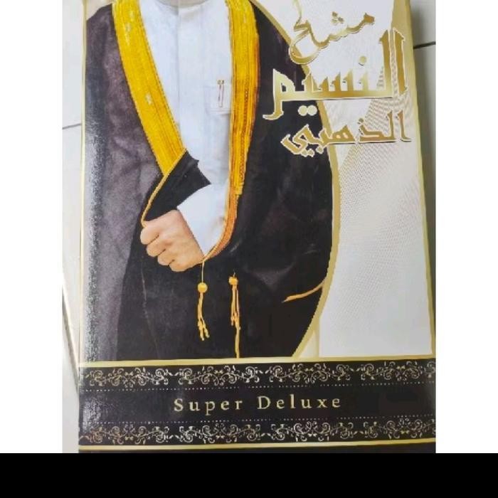 Luaran Jubah Raja Arab Bisht  Pria Arab Mislah Jubah Imam Original Impor Saudi Syar'I