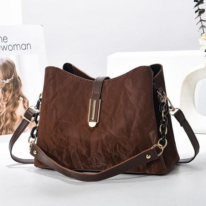 

Baru Tas Selempang Bucket Wanita Fashion Elegan 2159 - Shoulder Bag Cantik 1937