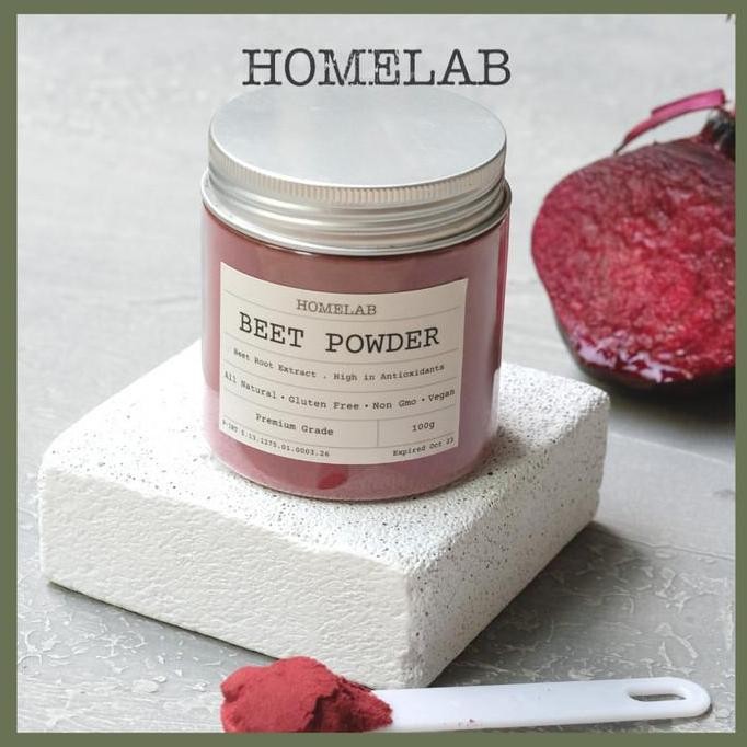 

baru bubuk beetroot murni 100gr - pure beetroot powder organic tanpa campuran