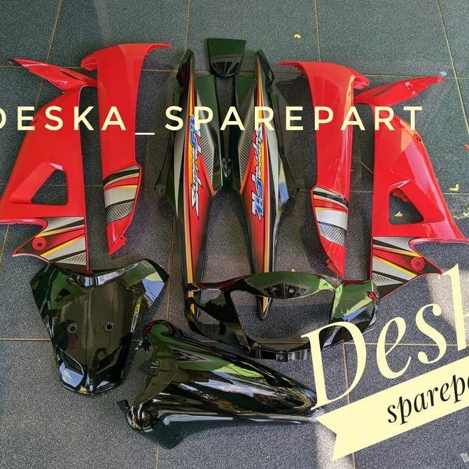 cover body halus supra fit new supra fit x 2006 2007 20 merah hitam