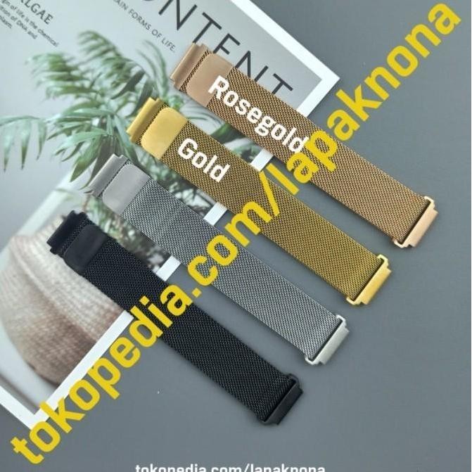 22Mm Milanese Strap Fossil Gen 5 Julianna Garlett Carlyle Hr Stainless