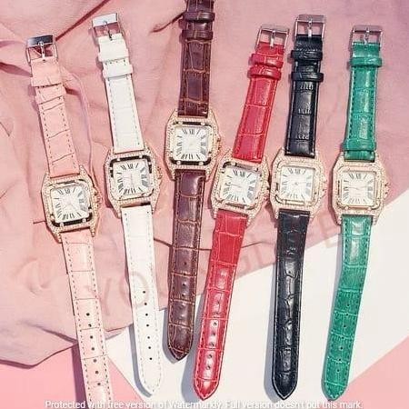Jam Tangan Fashion Import / Jam Tangan Set / Gelang Wanita Import Set