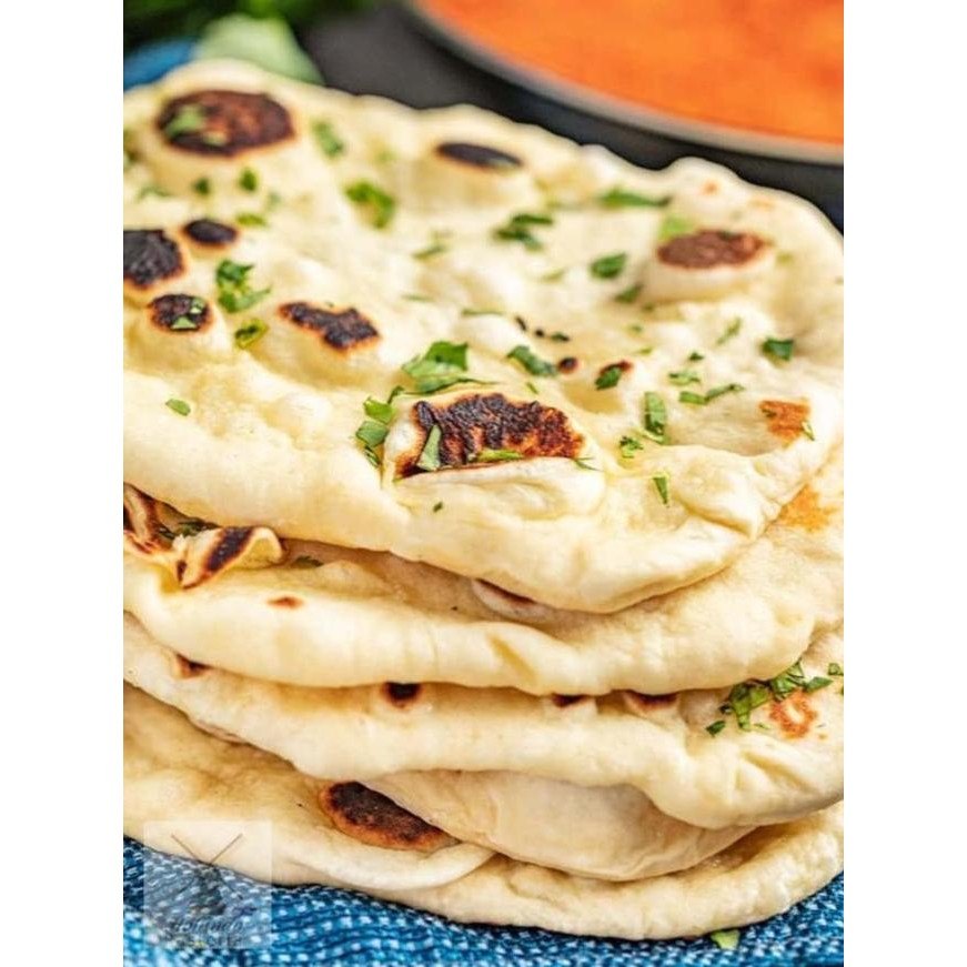 

Naan Indian Garlic Flat Bread pack of 5 naan or 8 naan OS
