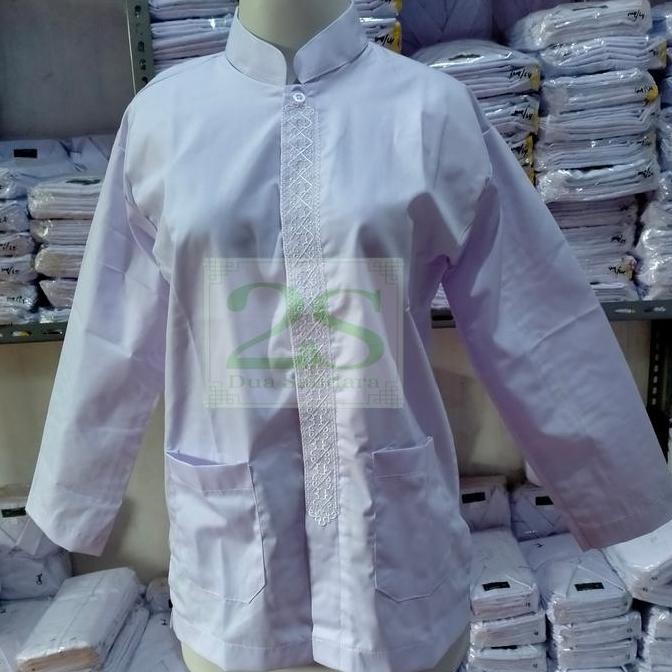 Seragam Sekolah Baju Muslim Putih Koko Sd Smp Sma