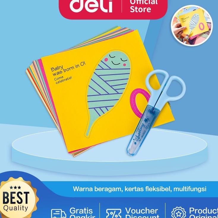 

Deli R Craft Gami Kertas Lipat Bercorak 50100 Lembar 6437 7480X