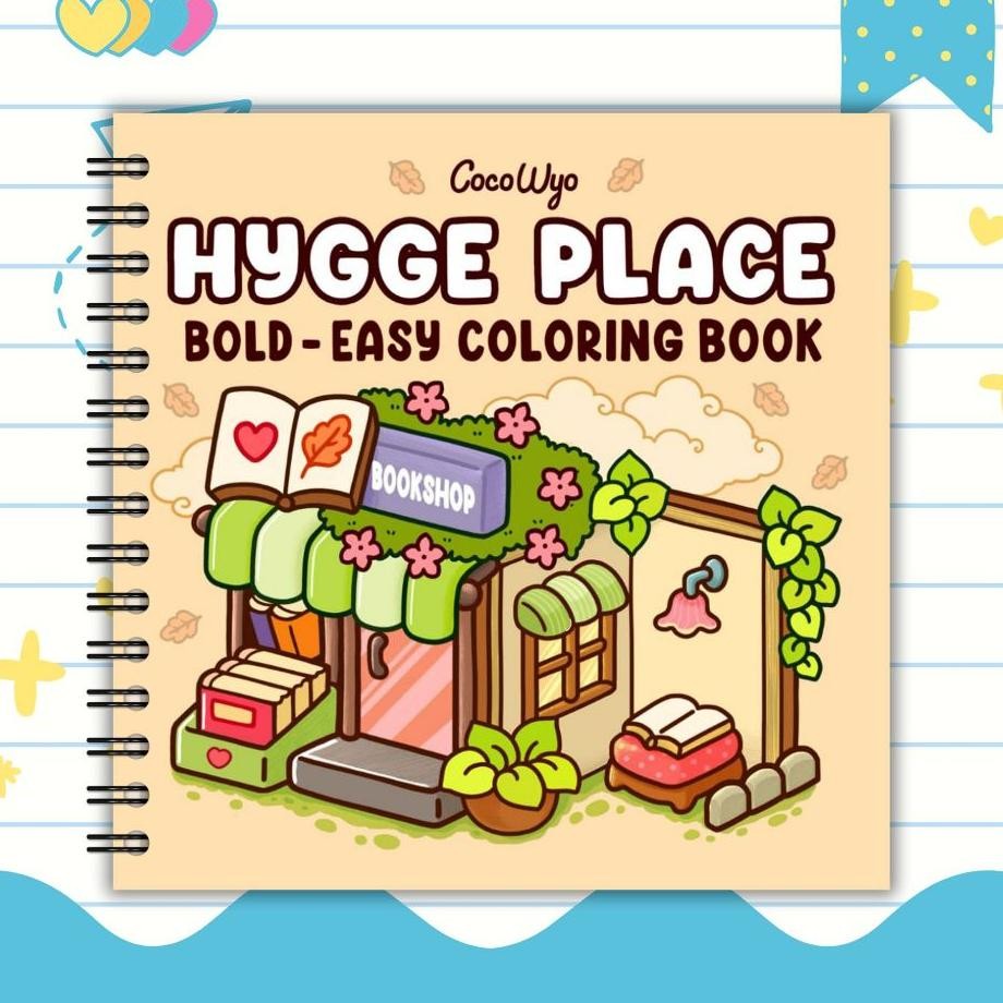 

Hyyge Place Colng Book Buku Merwanai Hygge Tebal 200Gsm