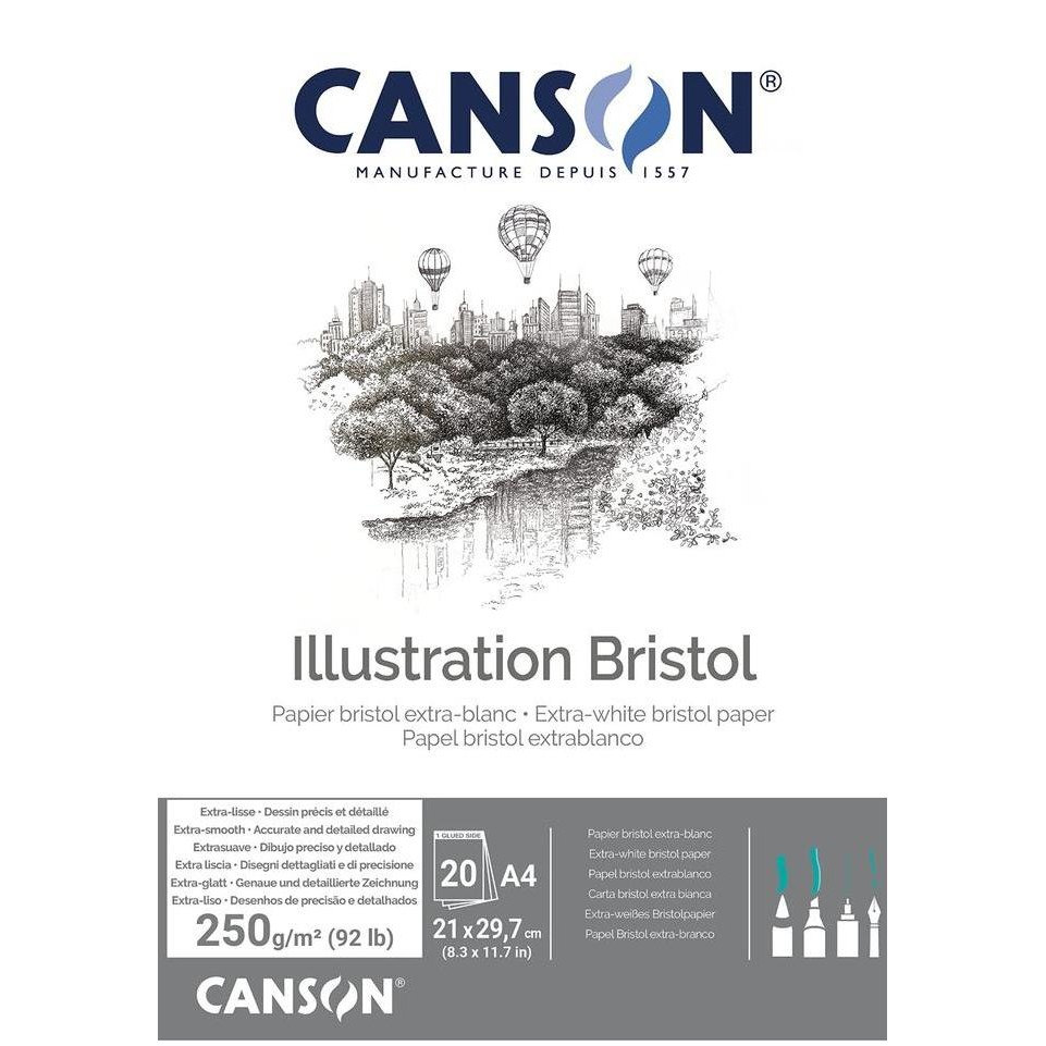 

Sale Canson Bristol A4 250Gsm 20 Lembar
