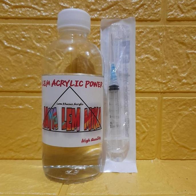 

Produk Baru!! Lem Acrylic Super Bening Transparan untuk Mika Plastik Akrilik