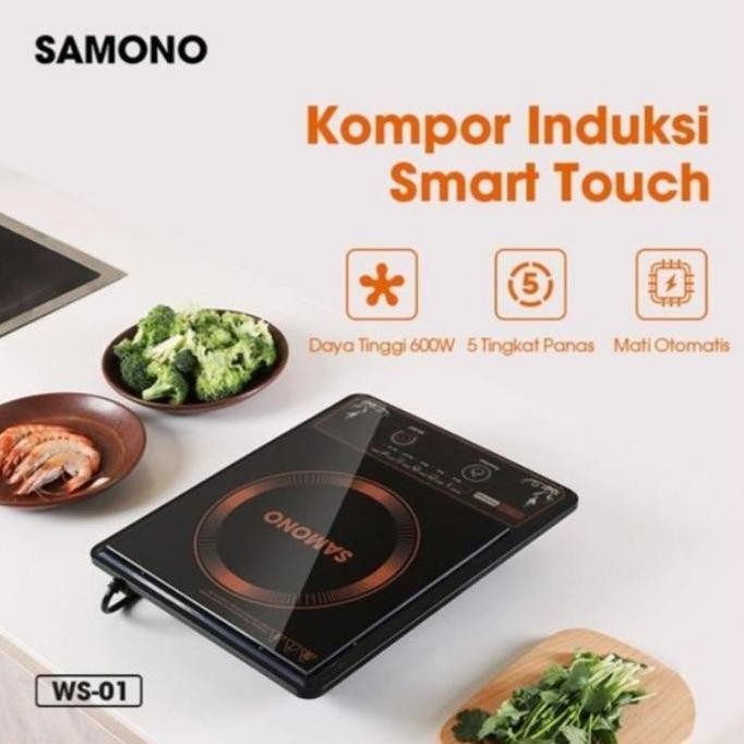 Kompor Induksi Samono Low Watt Induction Stove 600 Watt Ws 01