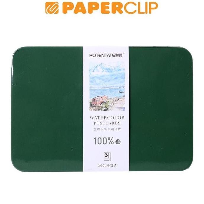 

BEBAS ONGKIR - WATERCOLOR PAPER POTENTATE COTTON POSTCARDS 021323 COLD PRESSED