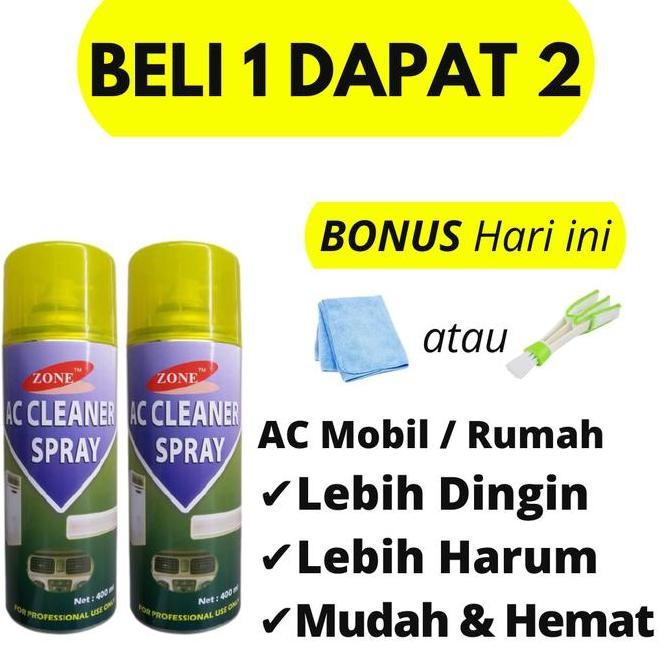 Ac Refresher & Cleaner Spray - Pembersih & Pengharum Ac Mobil Original