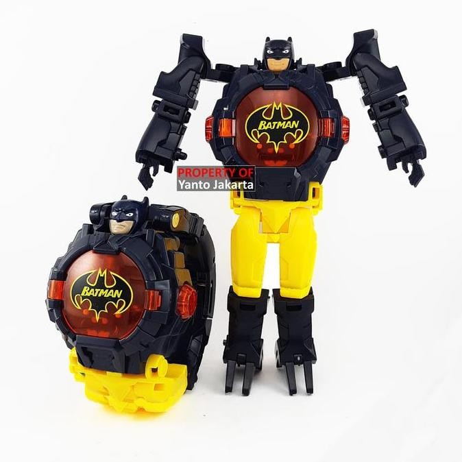 Sale Jam Tangan Batman Robot Anak Laki Laki Lampu