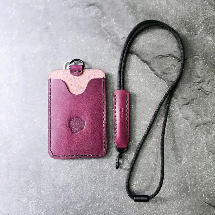 

Bds Jazz - Italian Leather Lanyard Id Card Holder