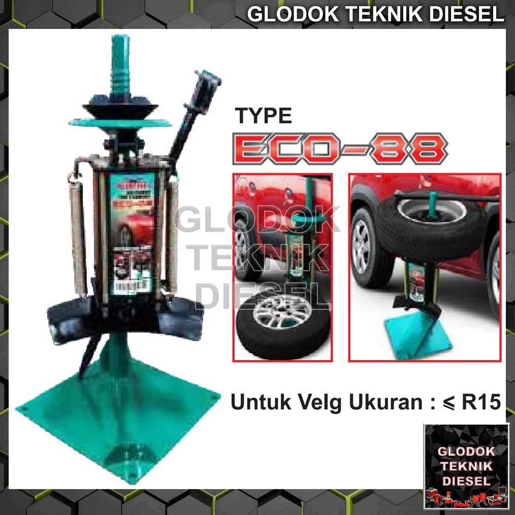 WIPRO Alat Buka Ban Mobil Angin Tire Changer Motor Compressor ECO-88 ORIGINAL ECO88 TERBAIK