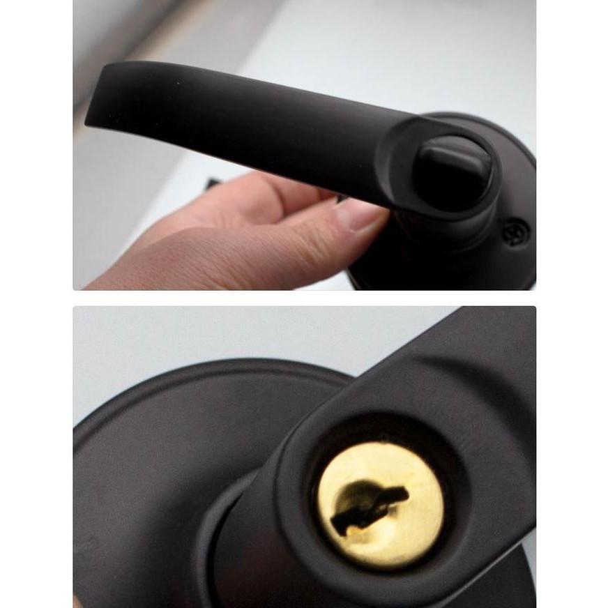 Kunci minimalis handle pintu kamar mandi pvc baja kayu model gagang