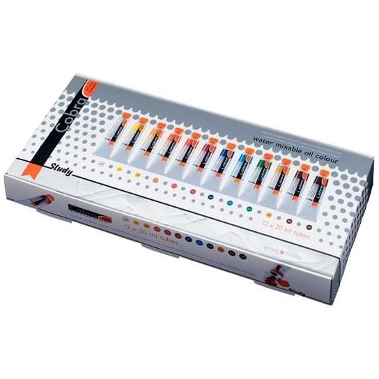 

NEW COBRA Study oil colour set | 12 x 20 ml